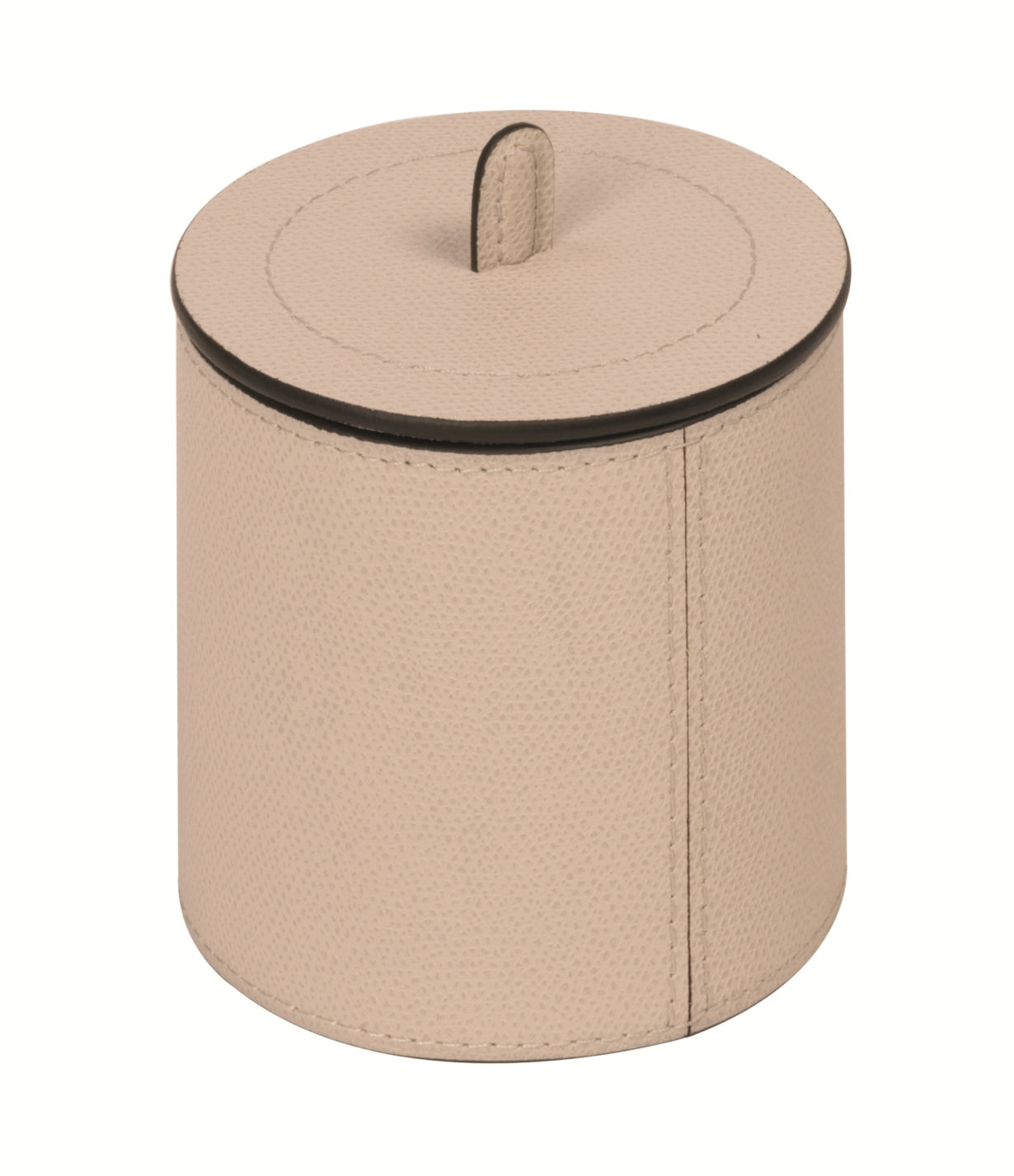 Giobagnara Harris Trinket Box | All leather-covered with removable lid | Available in oval and round shapes, in various sizes | Home Decor and Storage | 2Jour Concierge, your luxury lifestyle shop