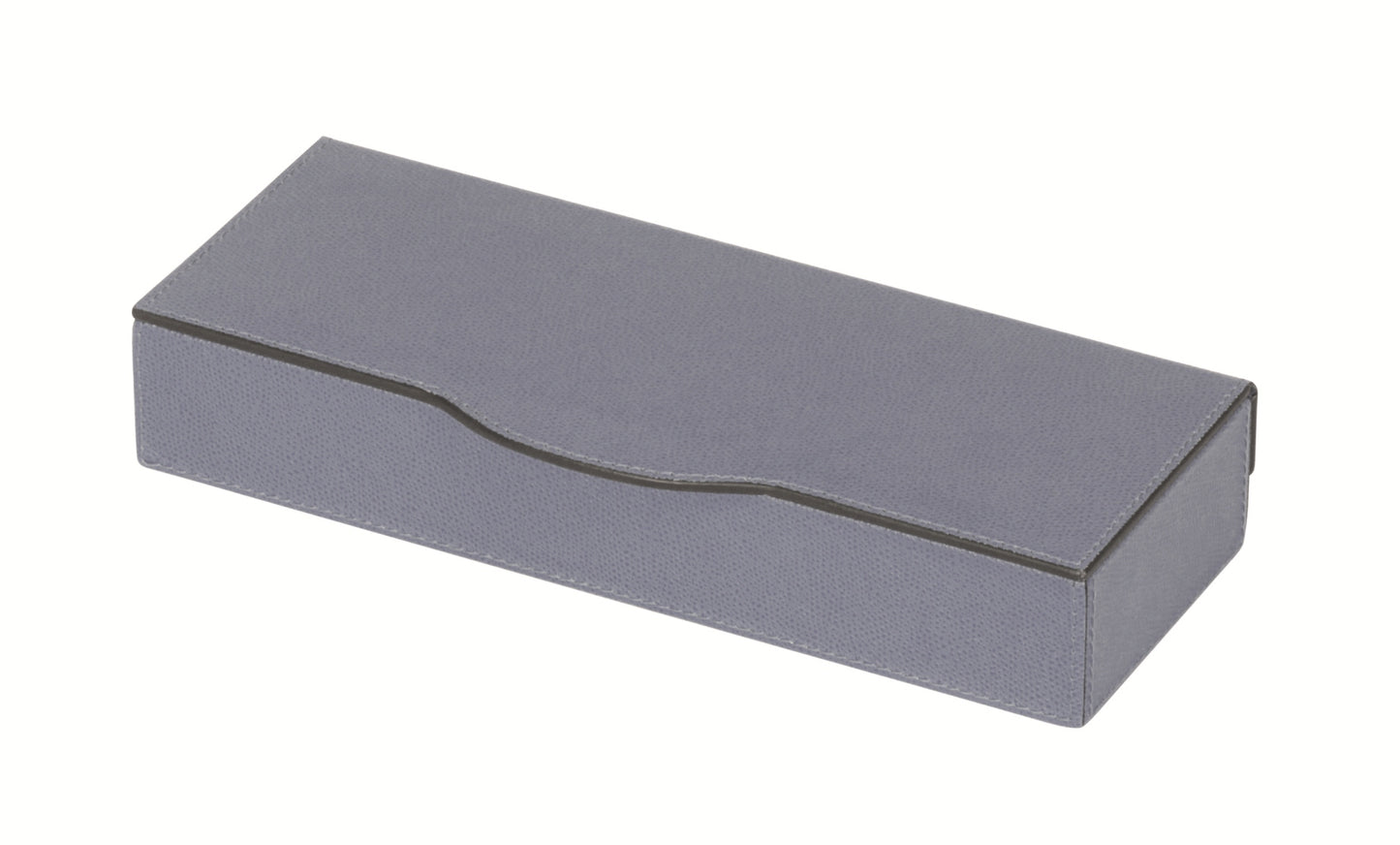 Giobagnara Luna Trinket Box | Leather-covered wood structure with hinged lid | Available in square, rectangular, and long rectangular shapes | Home Decor and Storage | 2Jour Concierge, your luxury lifestyle shop