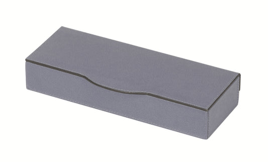 Giobagnara Luna Trinket Box | Leather-covered wood structure with hinged lid | Available in square, rectangular, and long rectangular shapes | Home Decor and Storage | 2Jour Concierge, your luxury lifestyle shop