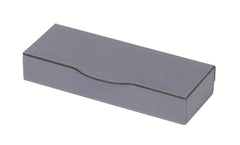 Luna Leather-Covered Wood Trinket Box Long Rectangular w Hinged Lid M