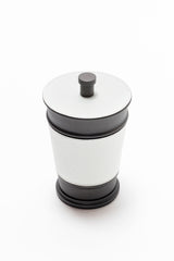 Manhattan Leather-Covered Metal Bathroom Box