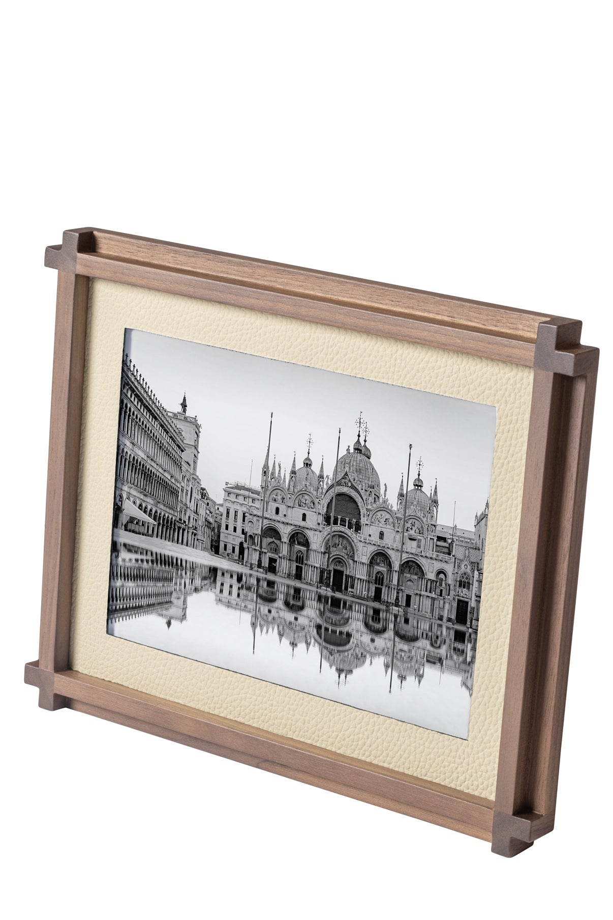 Structura Leather & Wood Picture Frame L