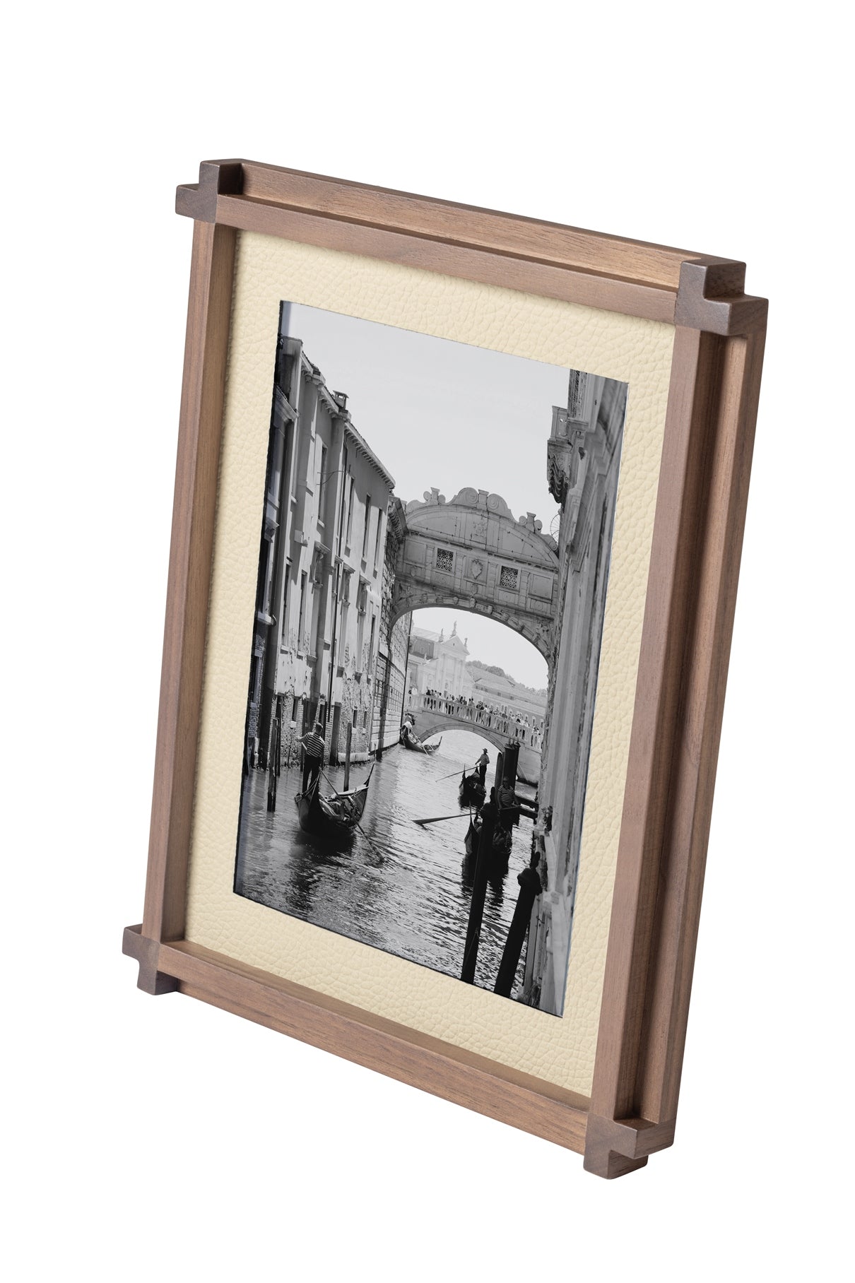 Structura Leather & Wood Picture Frame L