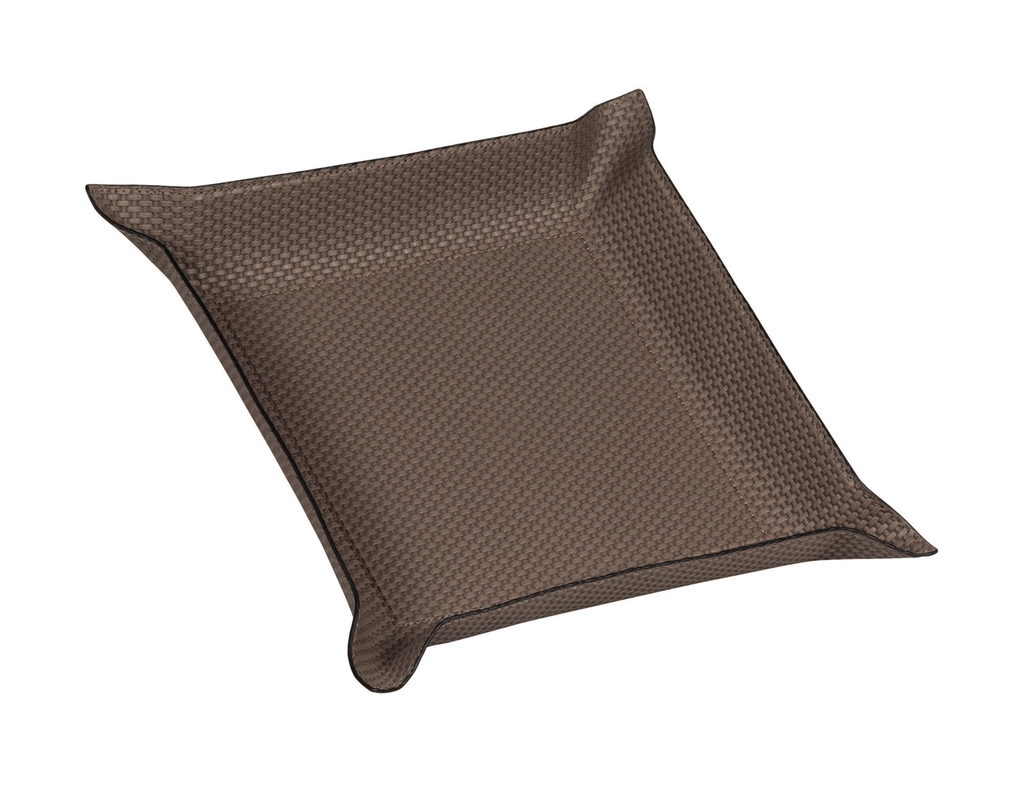 Giobagnara | Jack Valet Tray: Leather-covered metal tray with structured base and adjustable corners | Decor / Valet Trays | 2Jour Concierge, your luxury lifestyle shop | refined interiors, office desks, bedside organization, travel accessories, contemporary essentials