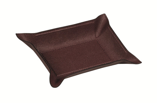 Giobagnara Jack Valet Tray | Leather-Covered Metal Structure | Rigid Center Part with Bendable Sides | Discover Luxury Home Accessories at 2Jour Concierge, #1 luxury high-end gift & lifestyle shop