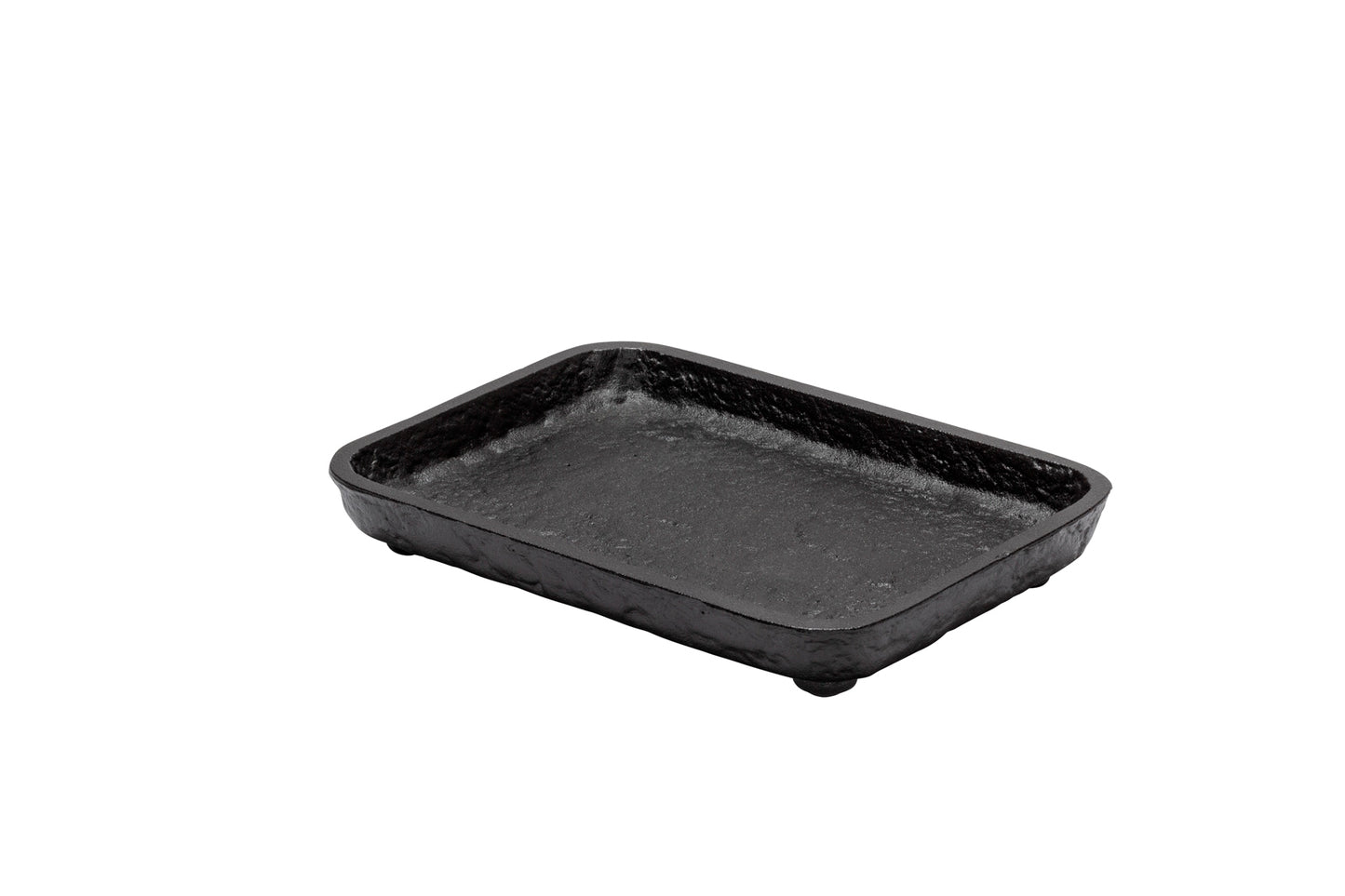 Giobagnara Riace Rectangular Valet Tray | Part of the Riace Imperfect Bronze Bathroom Set | Cast aluminum with burnished bronze finish | A modern and essential design with primal artistry | 2Jour Concierge, your luxury lifestyle shop