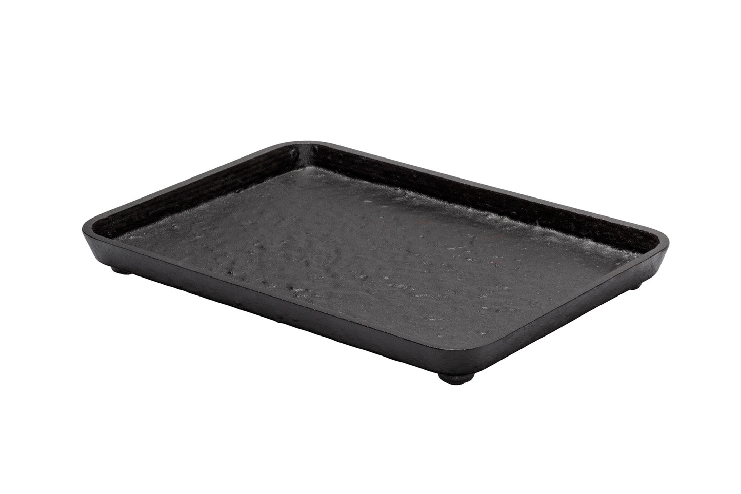 Giobagnara Riace Rectangular Valet Tray | Part of the Riace Imperfect Bronze Bathroom Set | Cast aluminum with burnished bronze finish | A modern and essential design with primal artistry | 2Jour Concierge, your luxury lifestyle shop