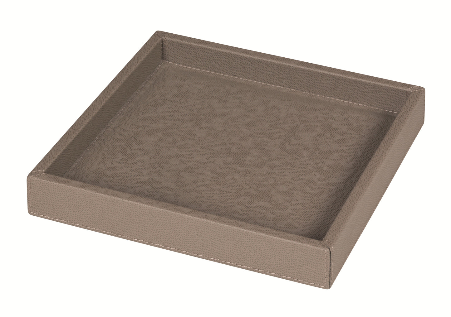 Soft Valet Tray by Giobagnara | Leather-covered wood structure with padded surface | Available in shapes: square, rectangular, long rectangular | Home Decor and Serveware | 2Jour Concierge, your luxury lifestyle shop