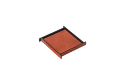 x Stéphane Parmentier Malaparte Suede & Metal Valet Tray M