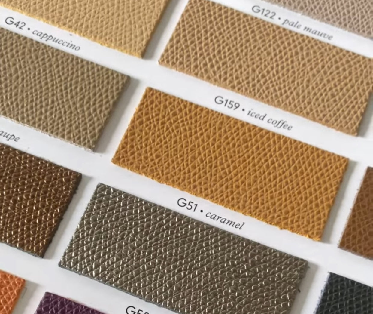 x Pigment France Leather Colors Swatch Album