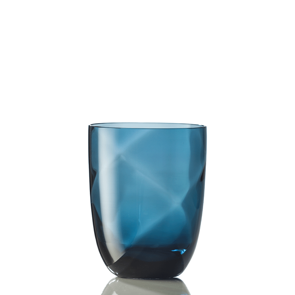 Idra Textured Murano Glass Tumbler, Lente