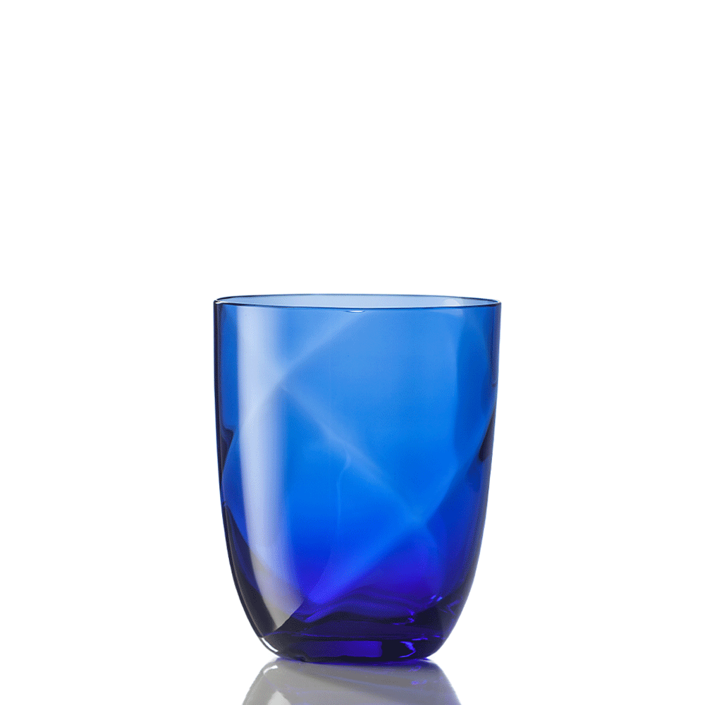 Idra Textured Murano Glass Tumbler, Lente