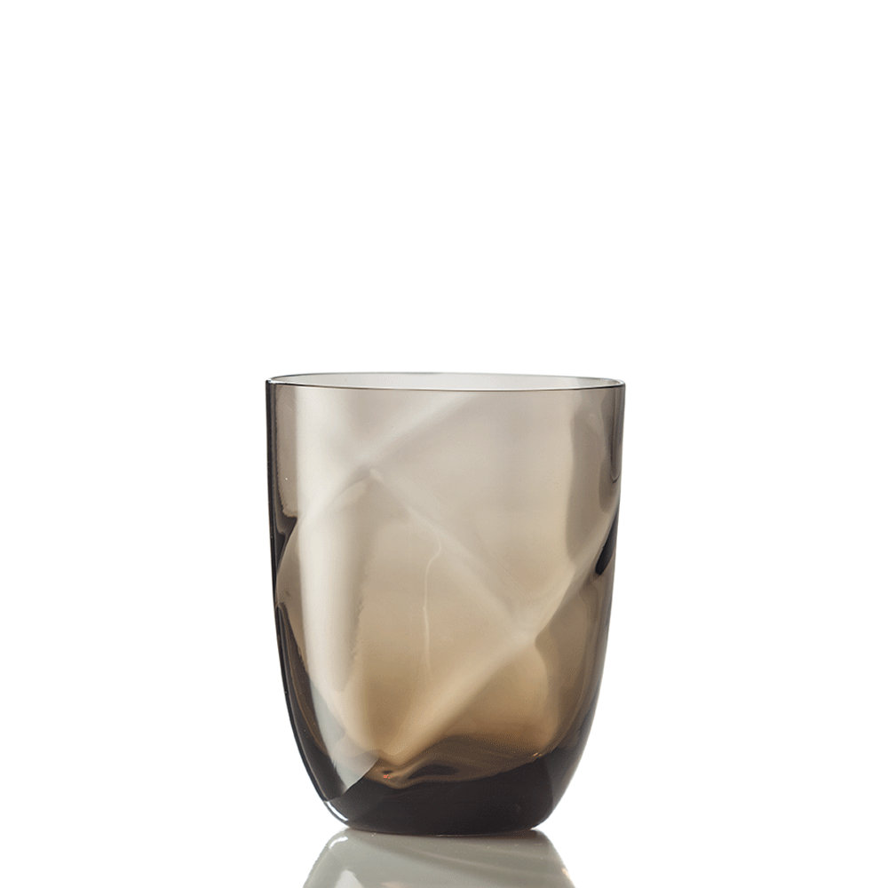 Idra Textured Murano Glass Tumbler, Lente