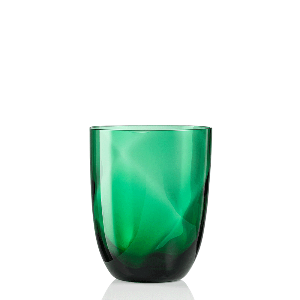 Idra Textured Murano Glass Tumbler, Lente