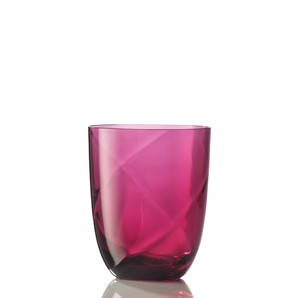Idra Textured Murano Glass Tumbler, Lente