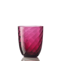 Idra Textured Murano Glass Tumbler, Twisted Optic