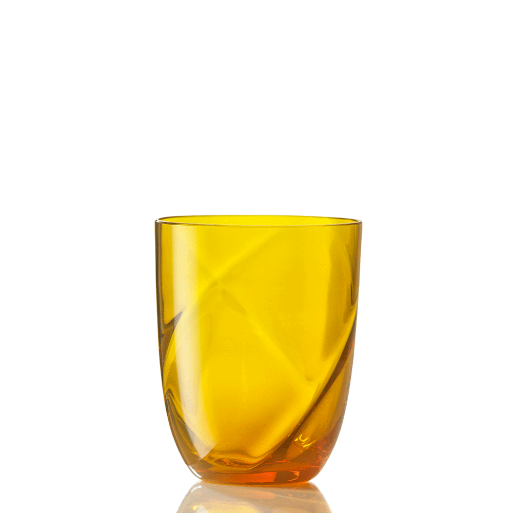 Idra Textured Murano Glass Tumbler, Lente
