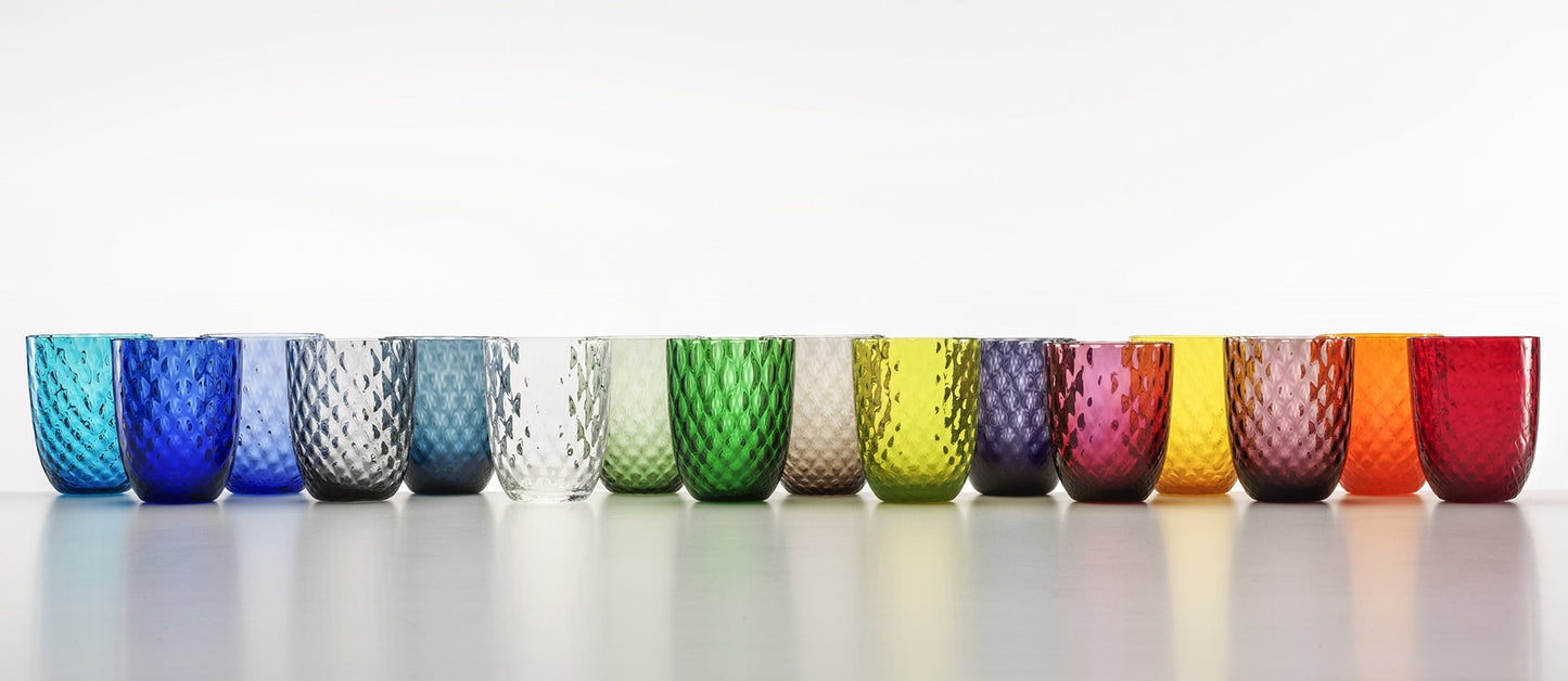 Idra Textured Murano Glass Tumbler, Balloton