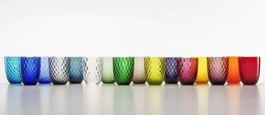 Idra Textured Murano Glass Tumbler, Balloton