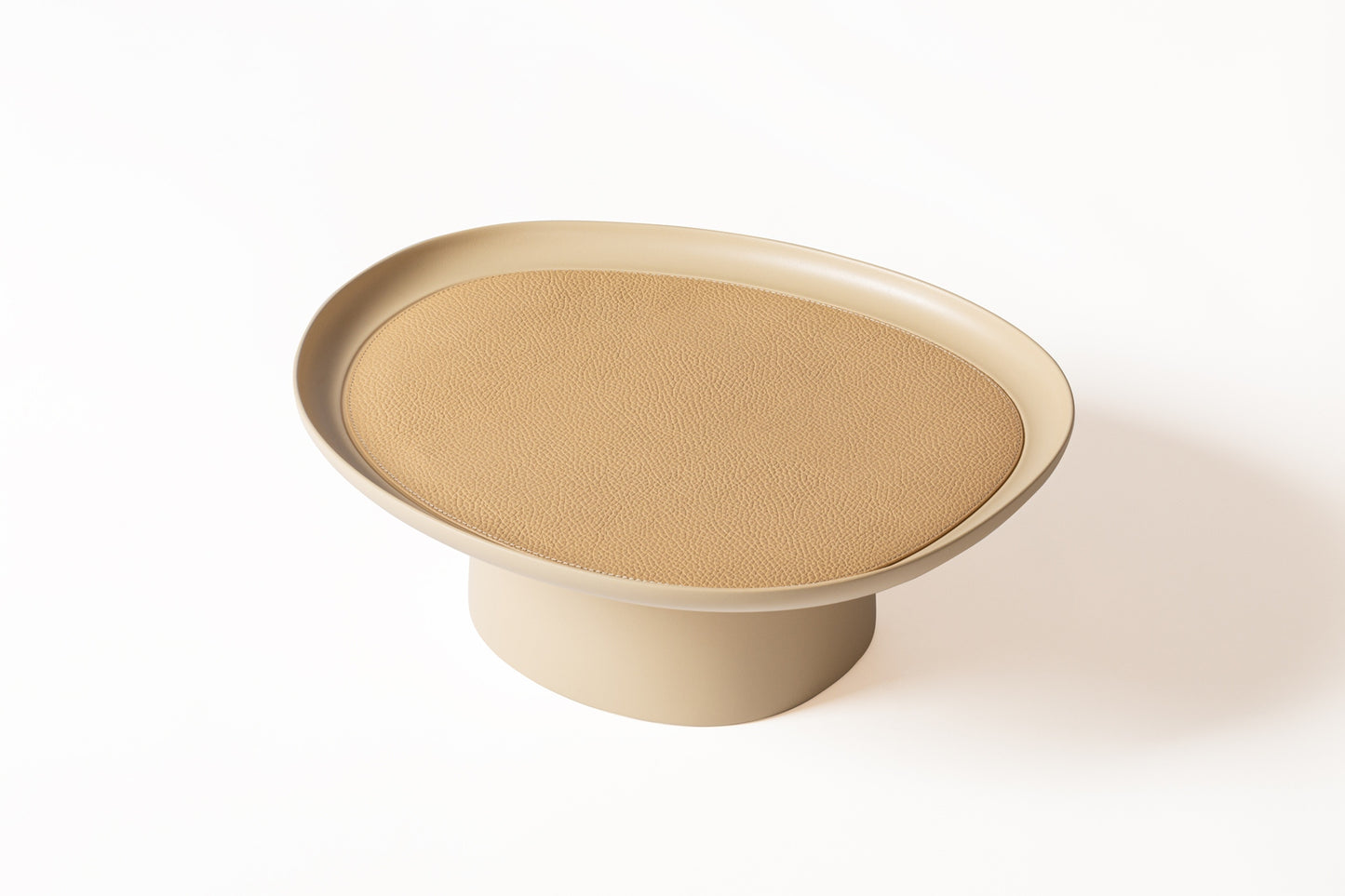 Giobagnara x Kelly Wearstler Maris Cast Aluminium Raised Tray Round
Elevated sandblasted aluminium trays with removable leather inlay and non-slip waterproof rubber base. | Contemporary elegance | Home Accessories | 2Jour Concierge, your luxury lifestyle shop