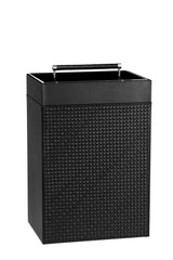 Diana Handwoven Leather Laundry Basket With Wood Lining and Leather Handle