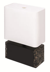 Polo Marble & Leather Table Lamp M Eramosa Brown