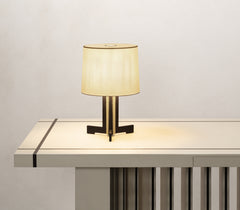 x Stéphane Parmentier Rhapsody Leather-Covered Table Lamp L