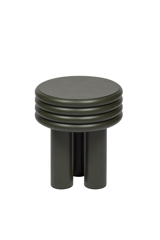 x Stéphane Parmentier Scala Leather-covered Wood Coffee Table