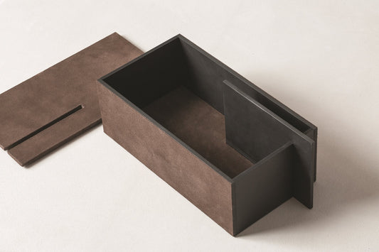 x Stéphane Parmentier Malaparte Suede & Metal Box