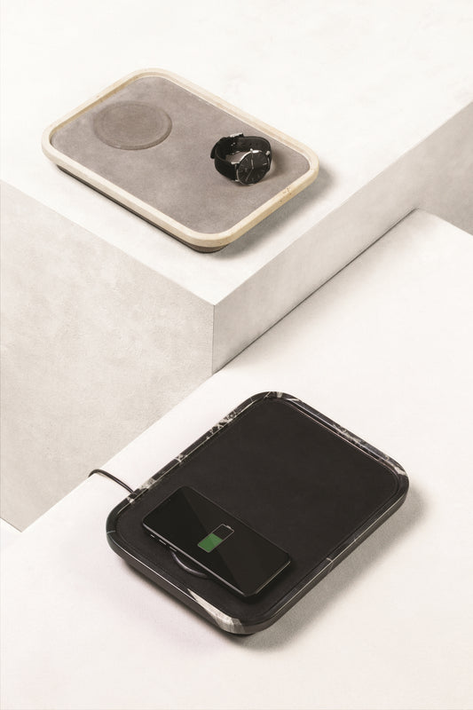 Giobagnara Polo Marmo Wireless Charger | 2Jour Concierge, #1 luxury high-end gift & lifestyle shop