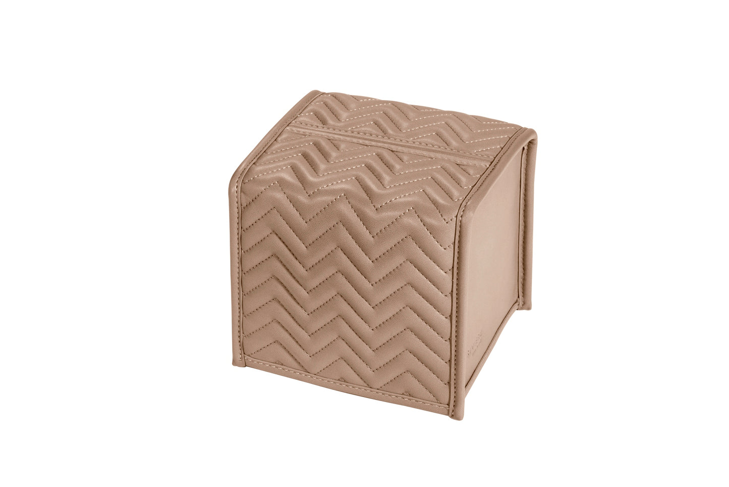 Riviere Elba Quilted Herringbone Leather Tissue Holder | Padded Leather Tissue Box Cover | Elegant Quilted Herringbone Design | Perfect for Yacht Decor | Explore a Range of Luxury Home Accessories at 2Jour Concierge, #1 luxury high-end gift & lifestyle shop