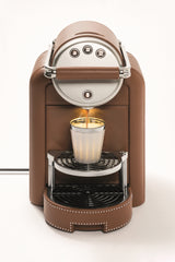 Zenius Decor Lux Diamonds Leather-Bound Nespresso Coffee Machine