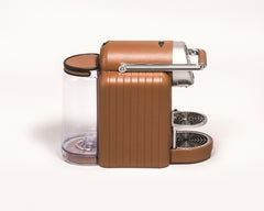 Zenius Lines Leather-Bound Nespresso Coffee Machine