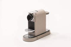 Citiz Decor Lux Lines Leather-Bound Nespresso Coffee Machine