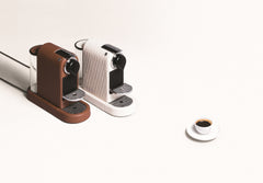 Citiz Lines Leather-Bound Nespresso Coffee Machine