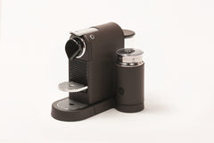 Citiz Easy Version Leather-Bound Nespresso Coffee Machine with Milk Frother