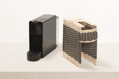Woven Leather and Rattan Removable Cover for Essenza Nespresso Coffee Machine