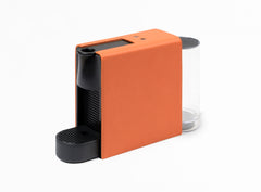 Essenza Easy Version Leather-Bound Nespresso Coffee Machine With Removable Cover