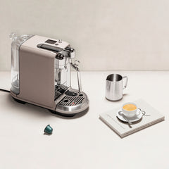 Creatista Plus Leather-Bound Nespresso Coffee Machine