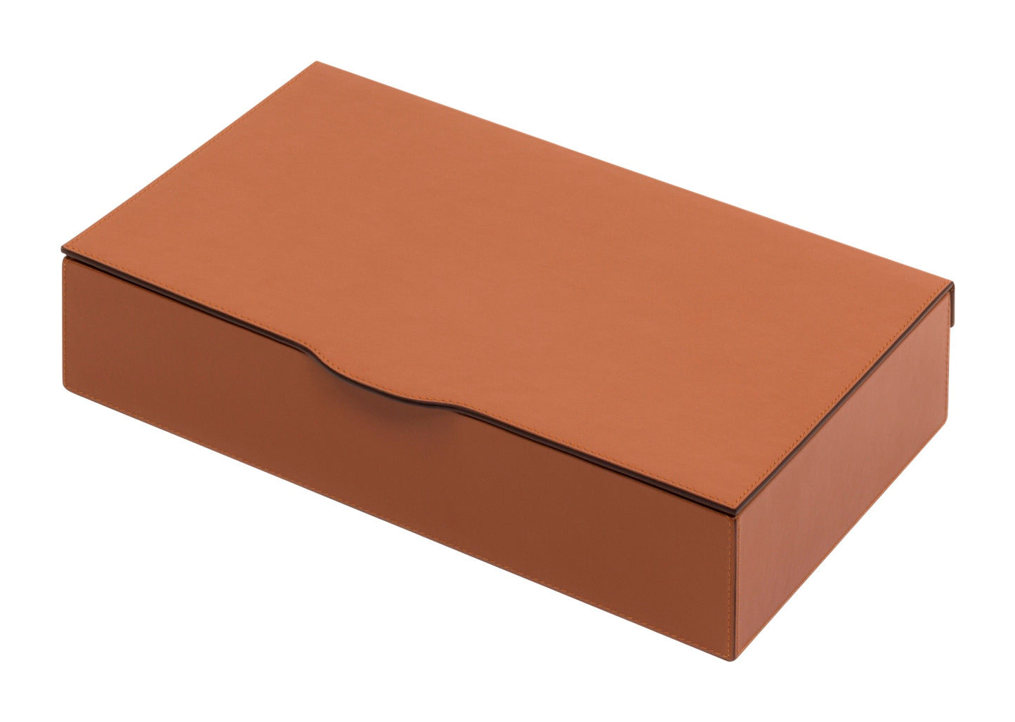 Saint-Germain Leather-Covered Wood Coffee Organizer For Nespresso Commercial Capsules Diamonds (Sieger Lines Cup)