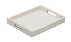 Beaubourg Leather-Covered Wood Tray Rectangular Large
