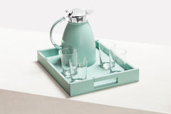 Beaubourg Nesting Tray Set w Villandry Carafe & Four Fine Crystal Glasses