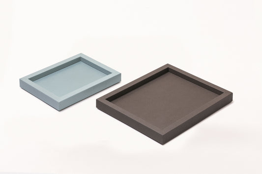 Chaumont Valet Tray by Pigment France | Leather covered wood valet tray. | Home Decor and Organization | 2Jour Concierge, your luxury lifestyle shop