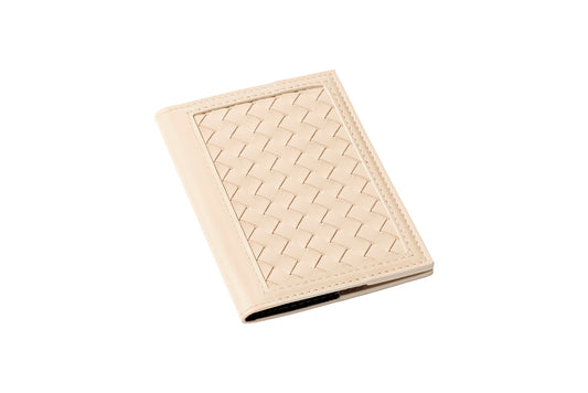 Rivière Handwoven Passport Holder | Handwoven leather design that adds a refined touch to your travel essentials | Compact and elegant | Travel Accessories | 2Jour Concierge, your luxury lifestyle shop