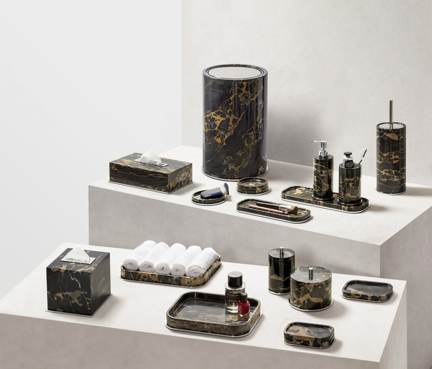 Bol à savon rectangulaire en marbre de Positano