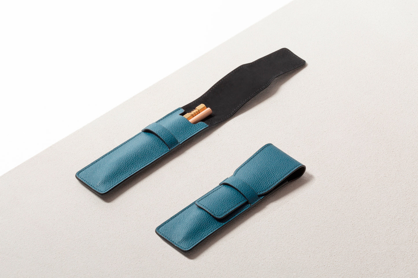 Giobagnara Larry Leather Flap Pen Case | Elegant and Functional Design | Crafted from Premium Leather | Holds Up to Three Pens or Pencils | Ideal for On-the-Go Professionals | Explore a Range of Luxury Pen Accessories at 2Jour Concierge, #1 luxury high-end gift & lifestyle shop