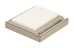 Heavy Leather-Covered Wood Notepad