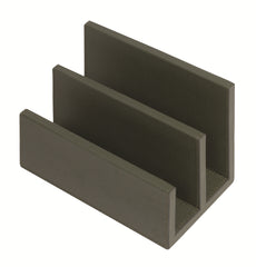 Arthur Leather-Covered Wood Envelope Holder