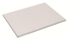 Firenze Leather-Covered Wood Desk Blotter With Metal Base