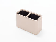 Polo Leather-Covered Wood Pen Holder 2